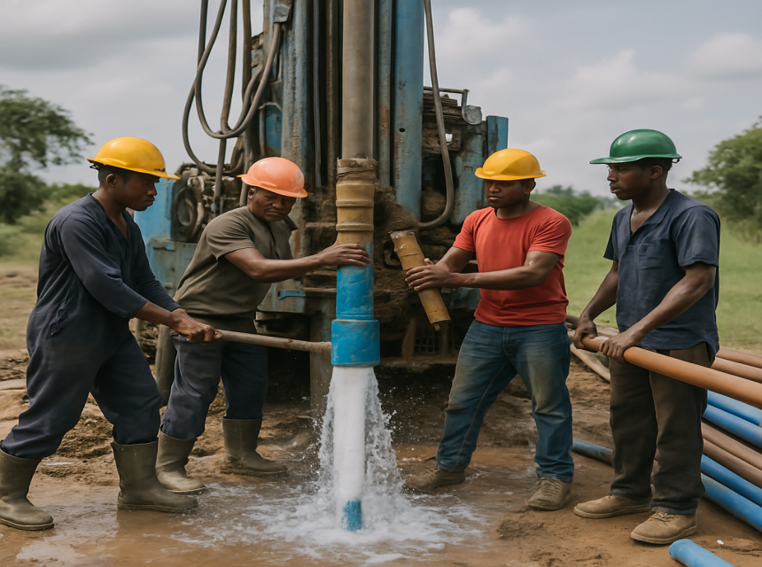 Design and installation of Industrial borehole
